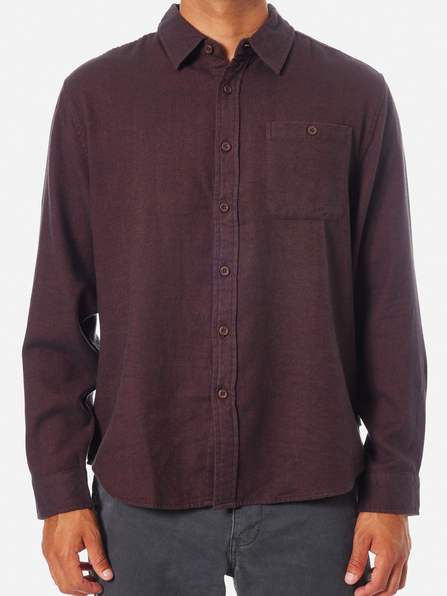 Burgundy - Twiller Flannel