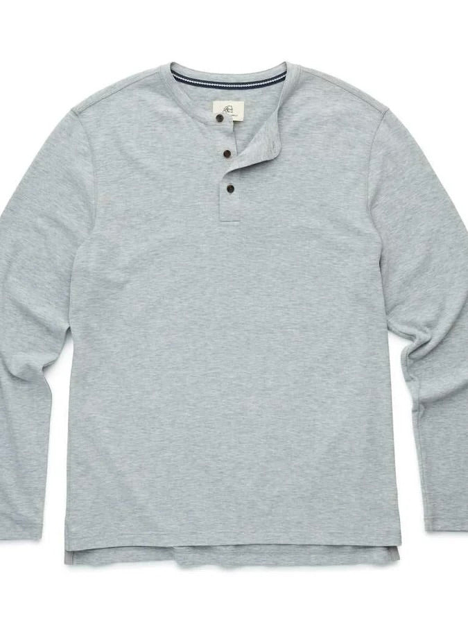 Heather Grey - Sean L/S Ultra Soft Classic Henley