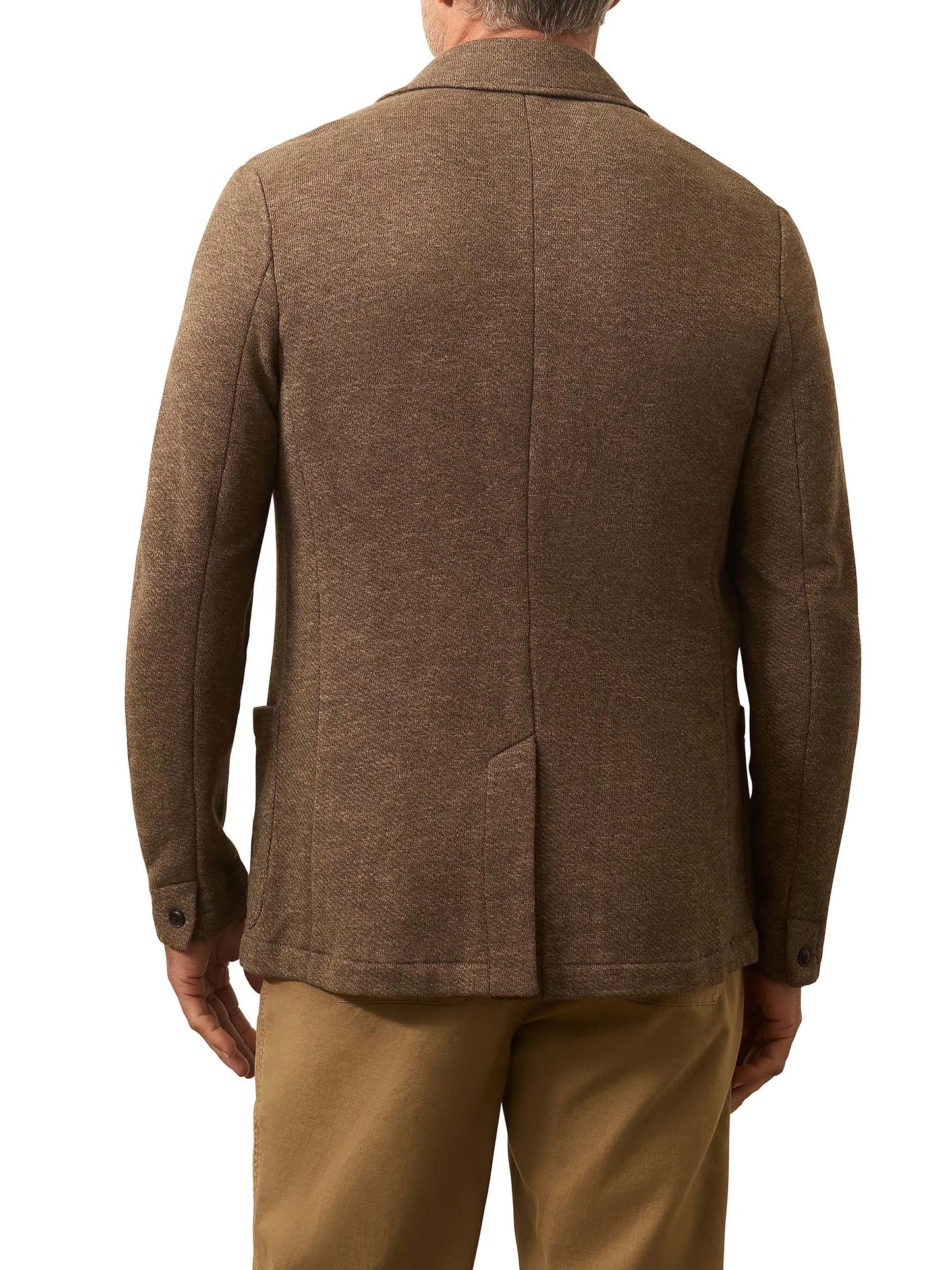 Winter Brown Melange- Inlet Knit Blazer