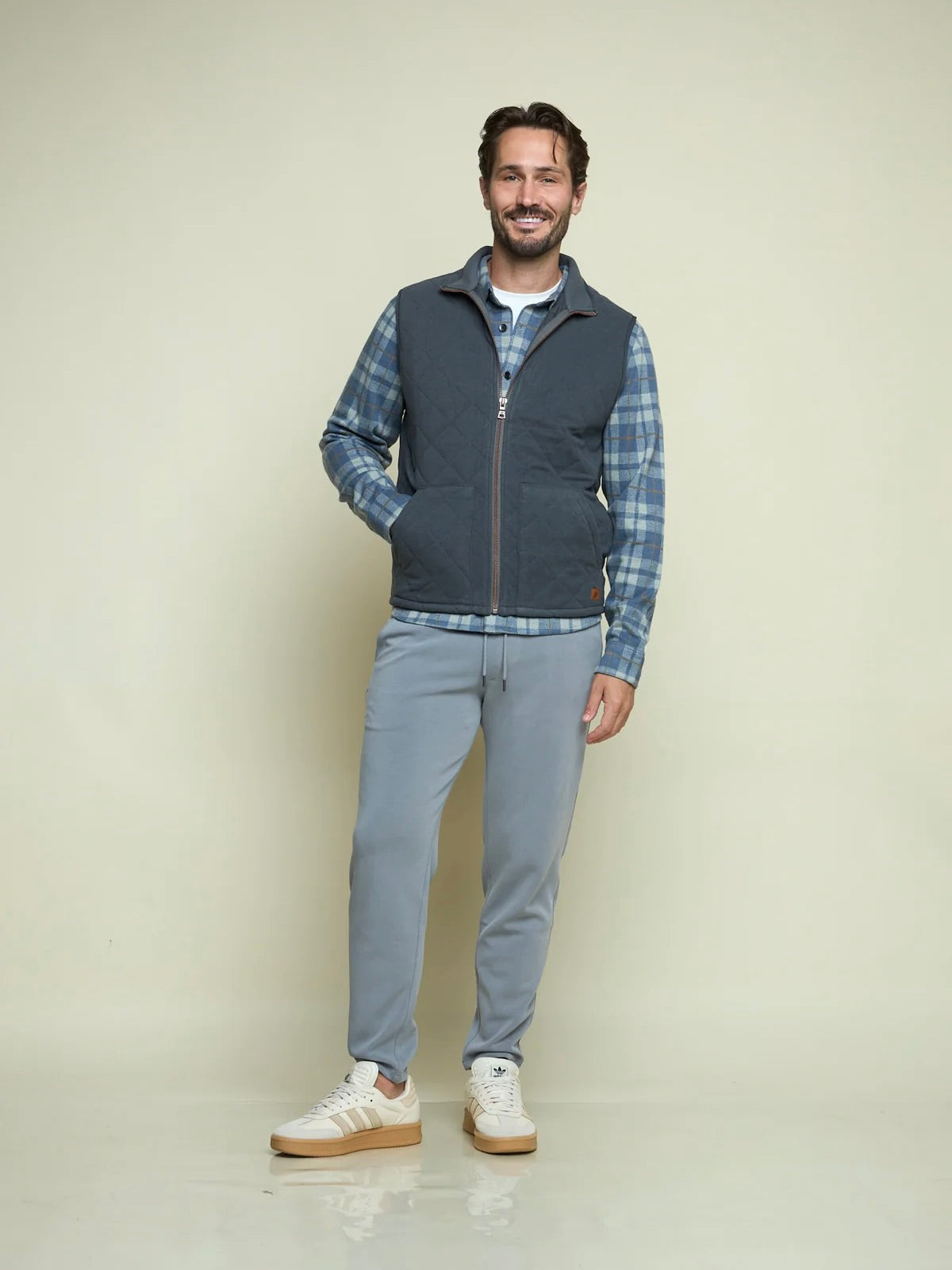 Smoke- Maverick Full Zip Vest