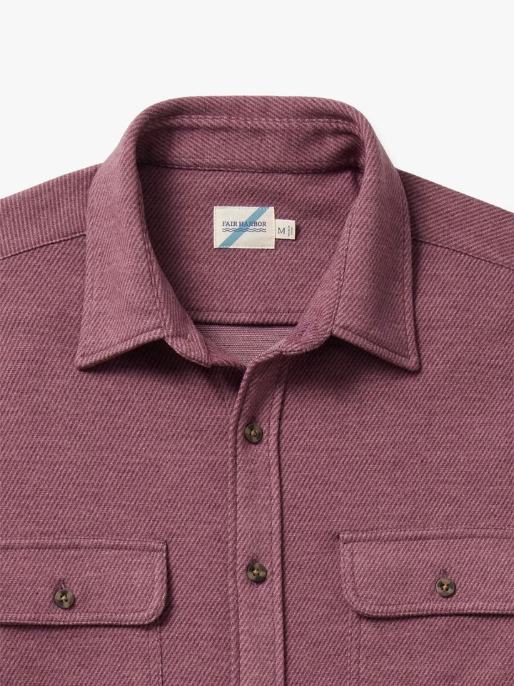 Burgundy Twill - Dunewood Ultra Stretch Flannnel