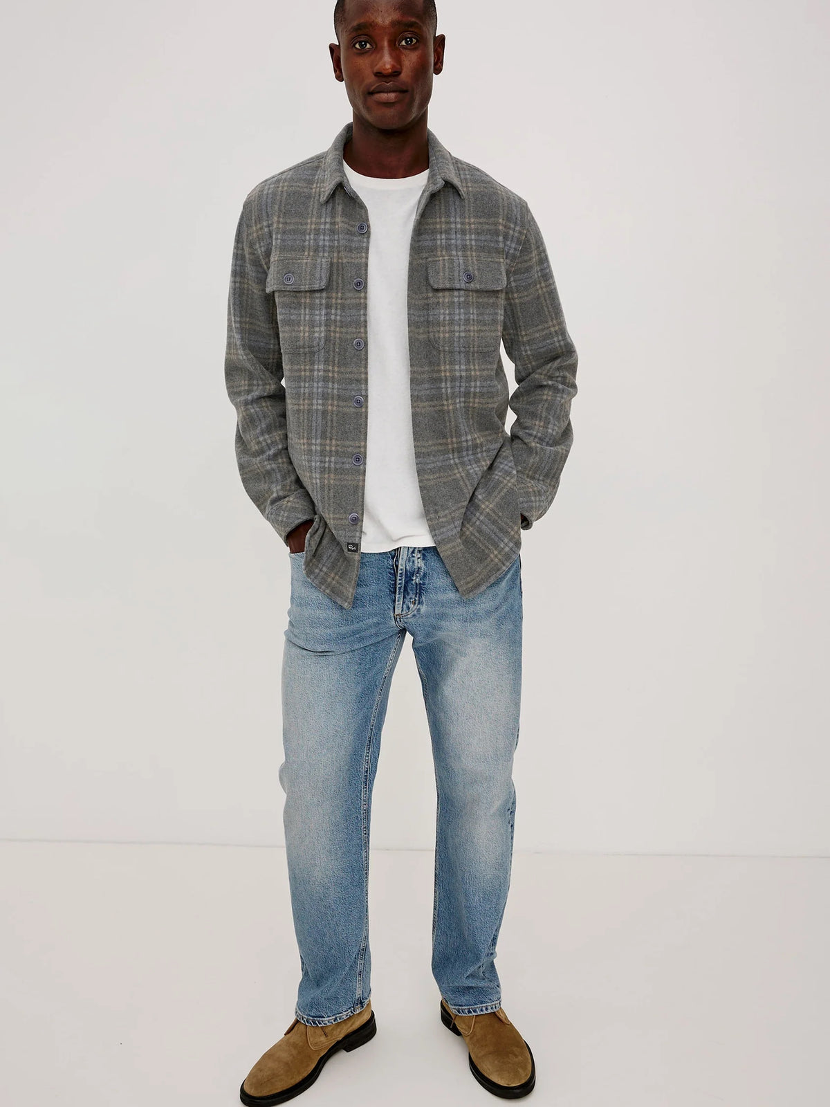 Coastal Iron Heather - Alder BD Shirt