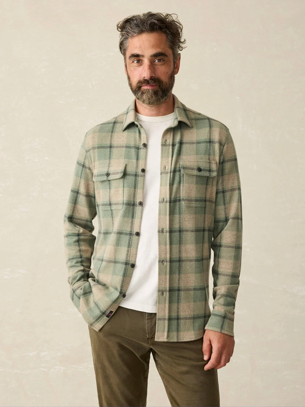 Forest Drive Plaid - Legend Sweater Shirt