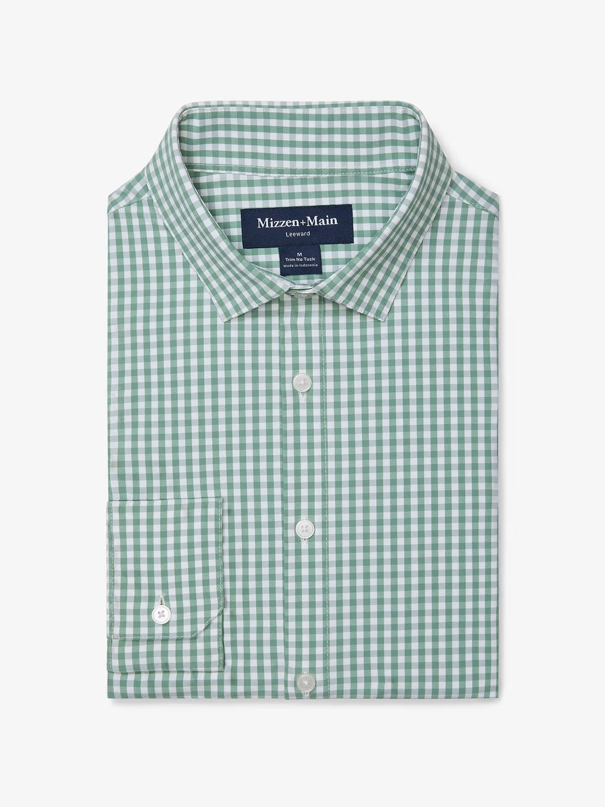 Leaf Alamo Gingham - Leeward No Tuck LS Dress Shirt