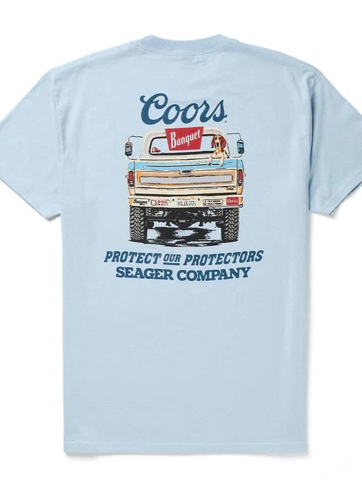 Blue - Seager x Coors Banquet Bumper Tee