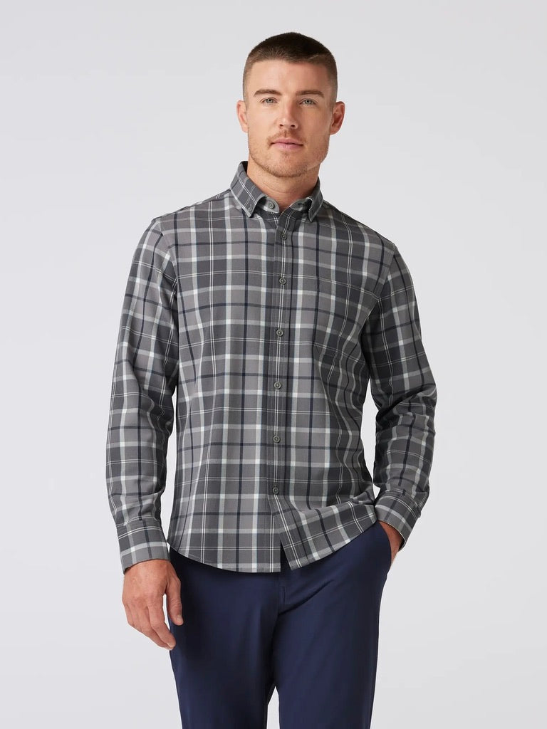 Pewter Timothy Plaid - City Flannel