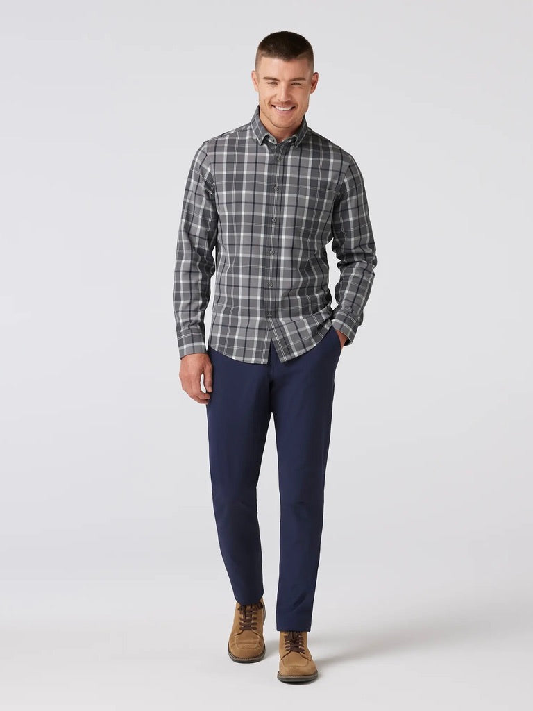 Pewter Timothy Plaid - City Flannel