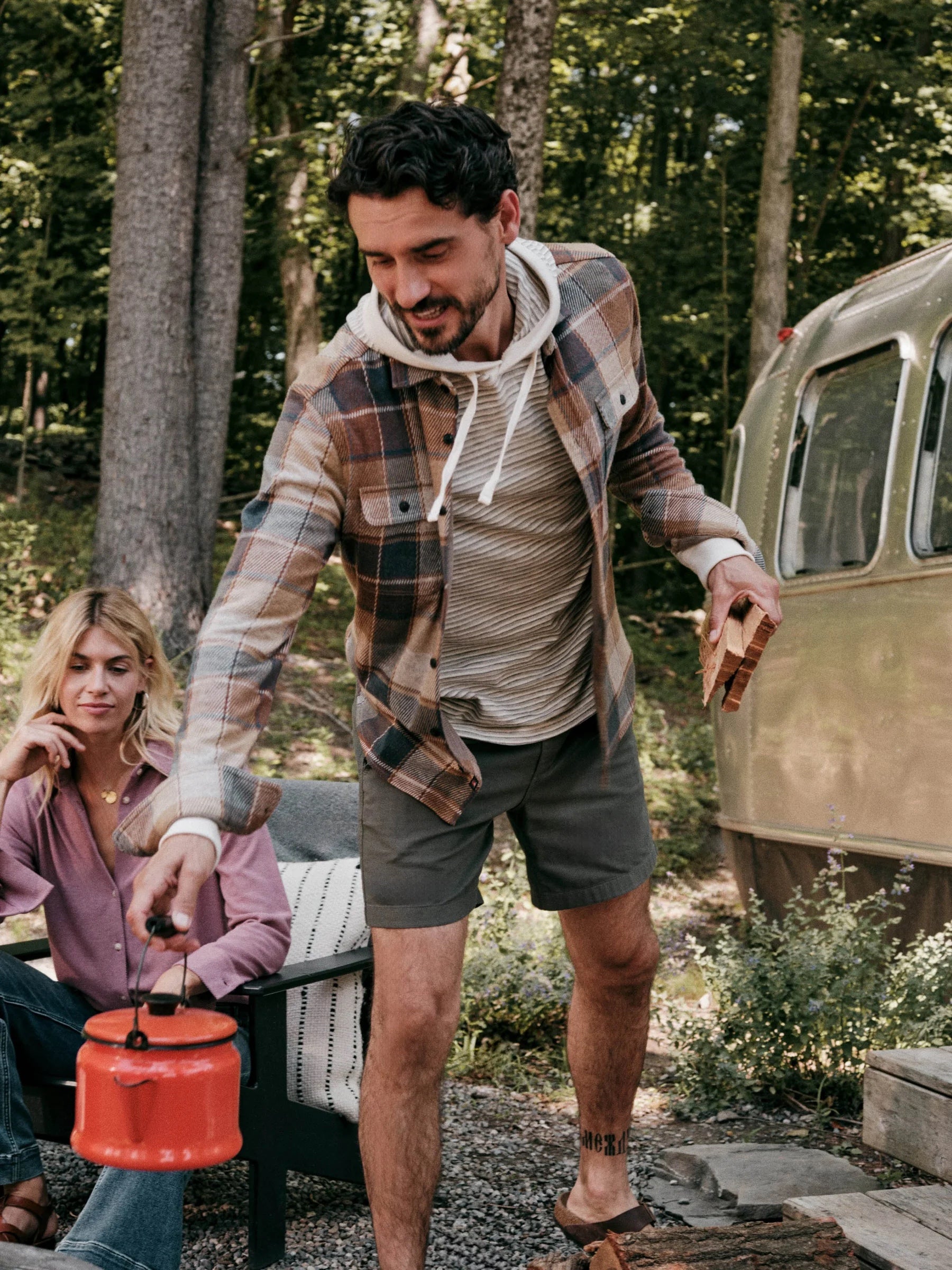 Boulder Creek Plaid - Legend Sweater Shirt