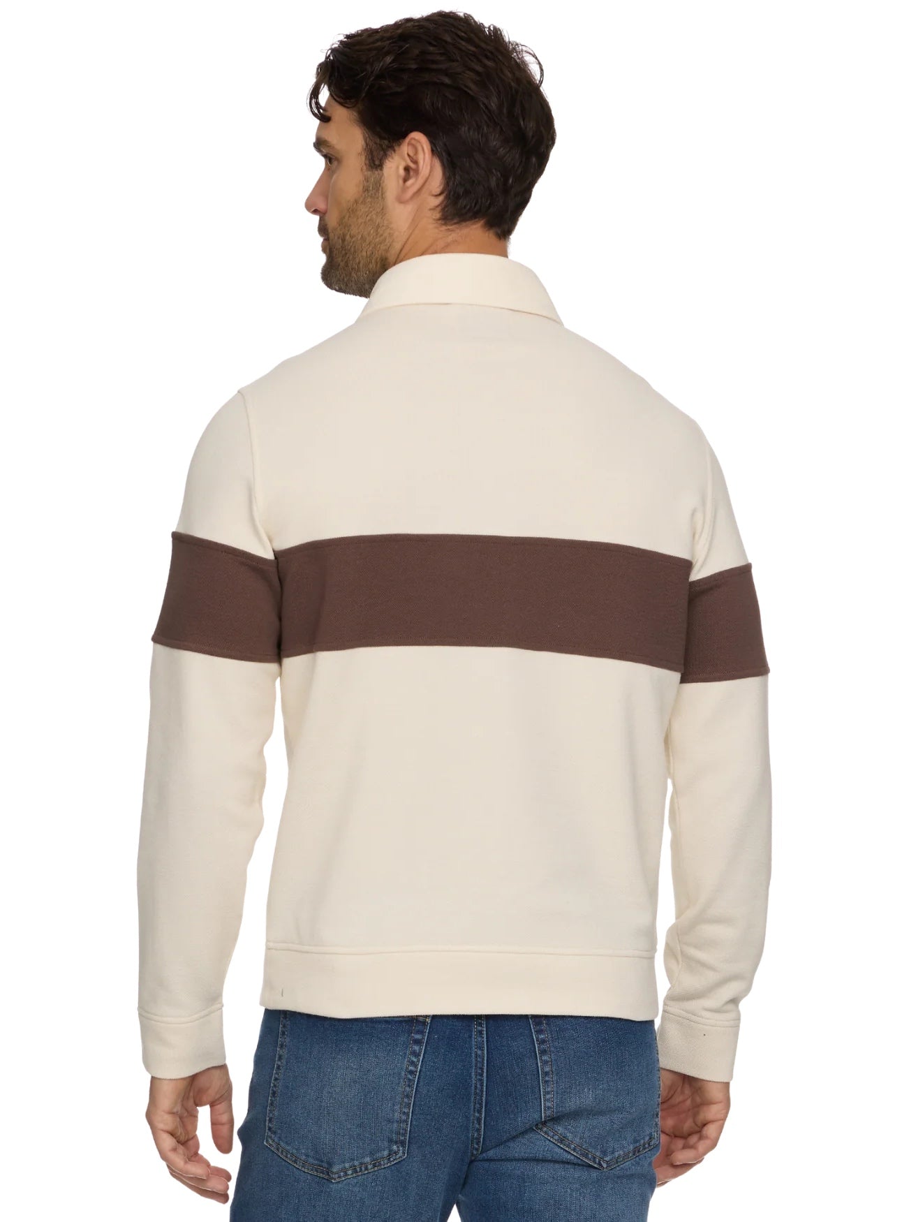 Cream/Brown - Rogersville Rugby Polo
