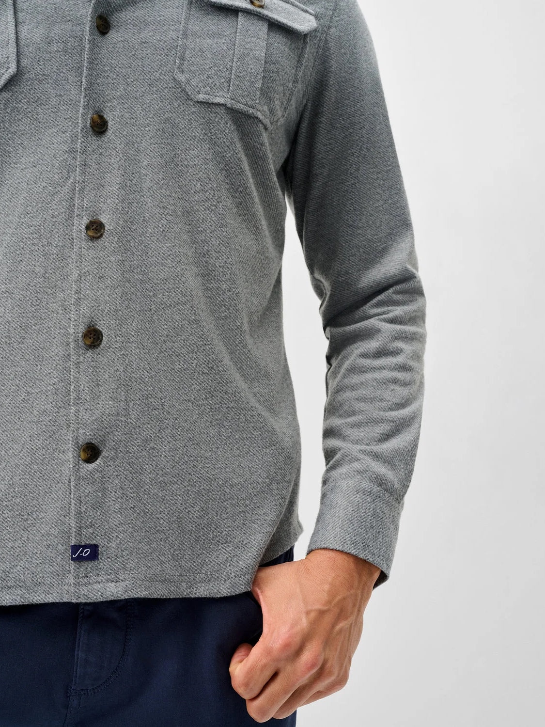 Light Grey - Sequoia Twill Solid Shirt