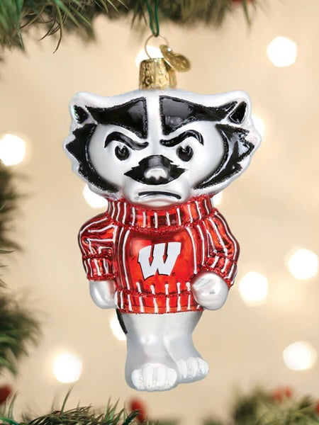 Wisconsin Bucky Ornament