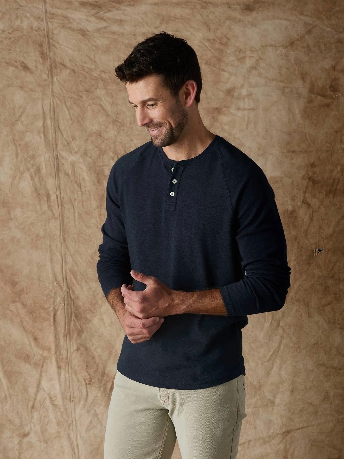 Normal Navy -  Puremeso Everyday Henley