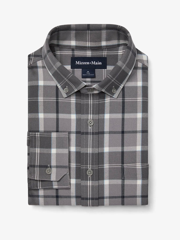 Pewter Timothy Plaid - City Flannel