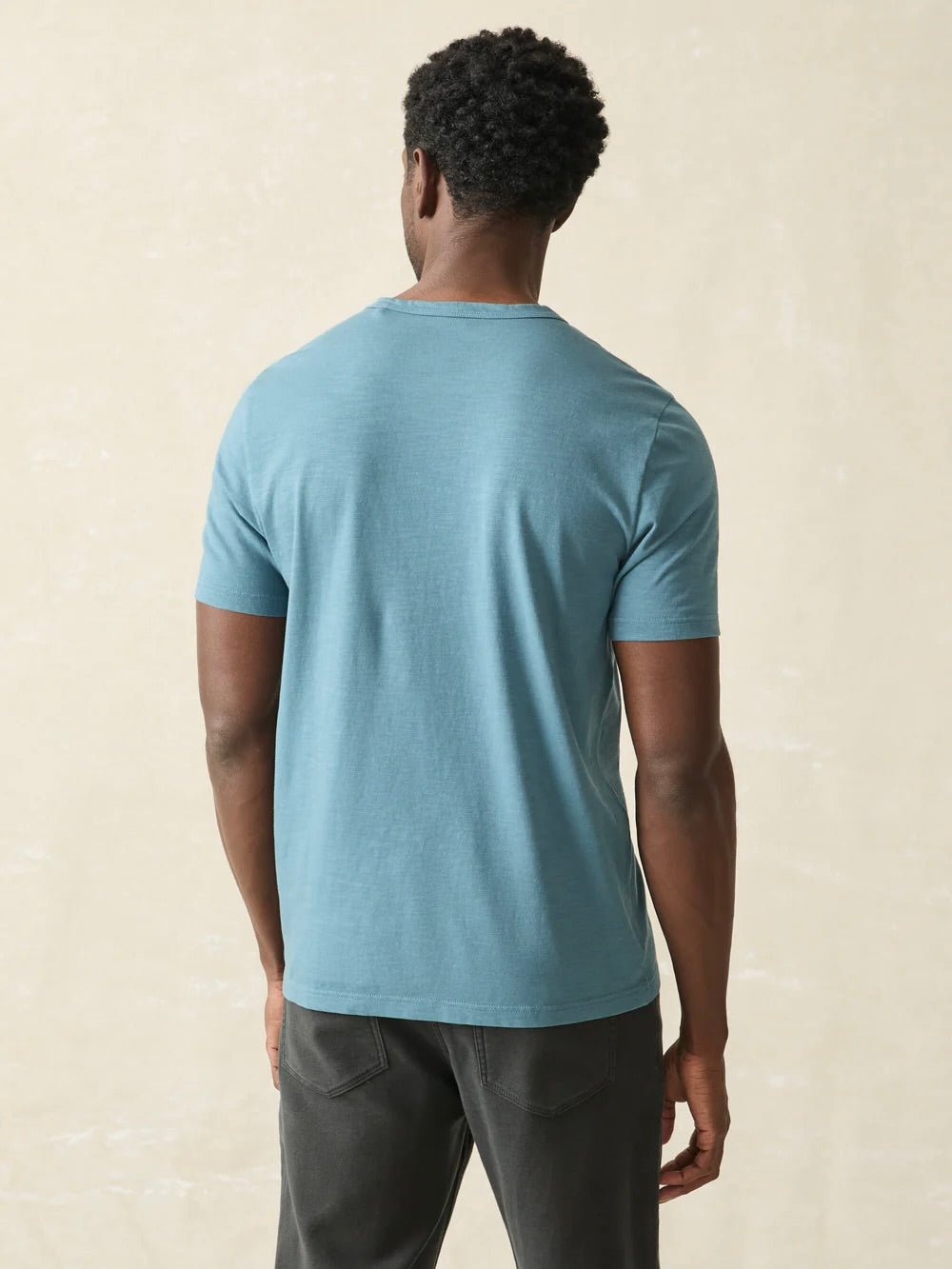 Teal Harbor - Sunwashed Pocket Tee