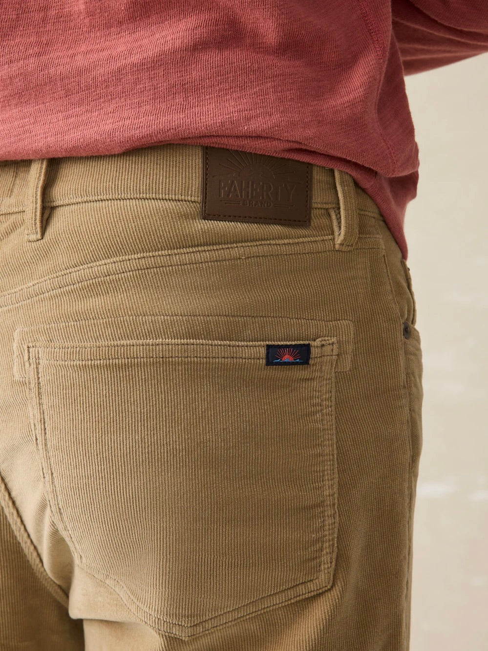 Barley - Stretch Terry Corduroy 5 Pocket Pant