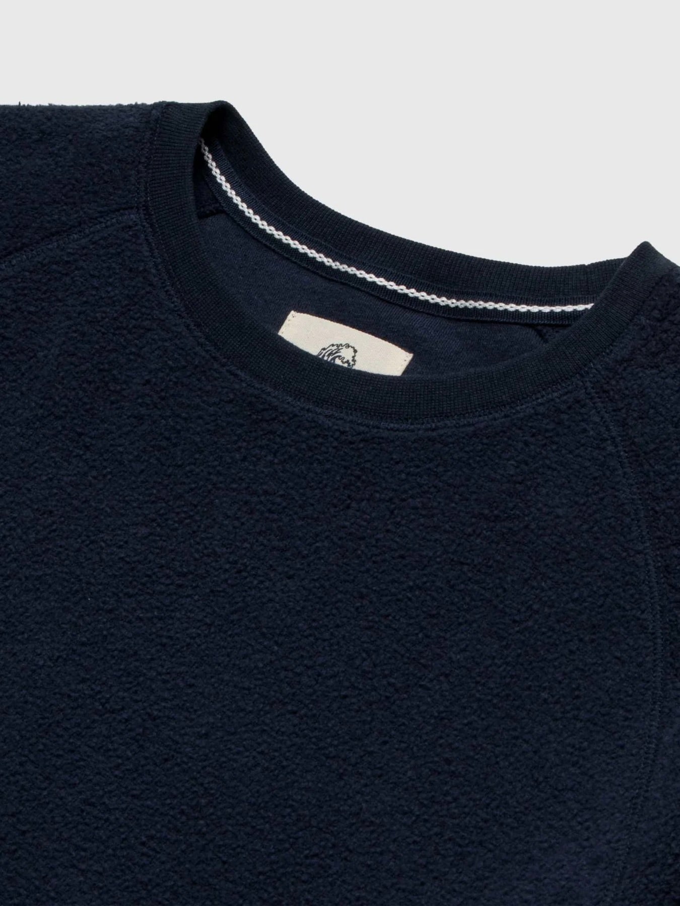 Navy Blazer - Butch Fuzzy Fleece Crew