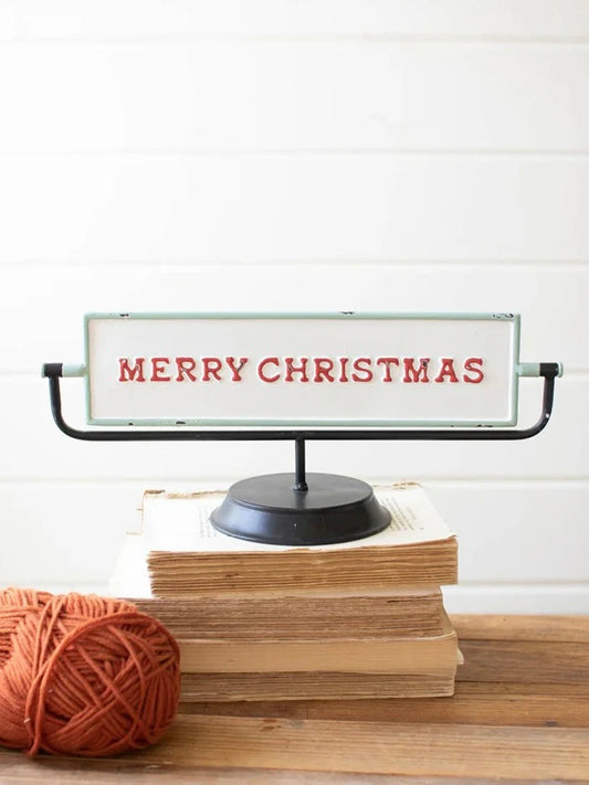 Merry Christmas & Happy New Year Flip Sign