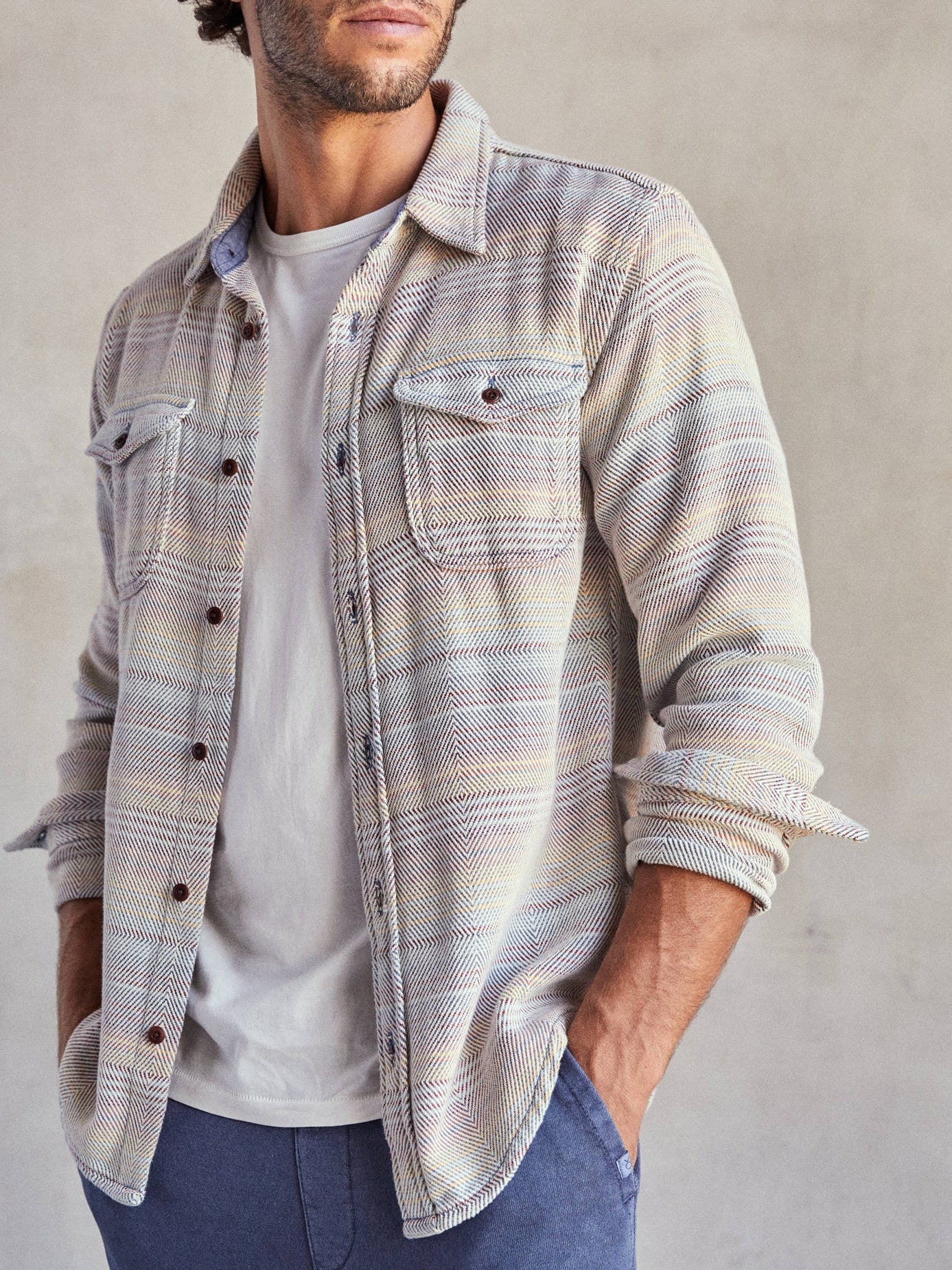 Sunrise Mojave Stripe - Blanket Shirt