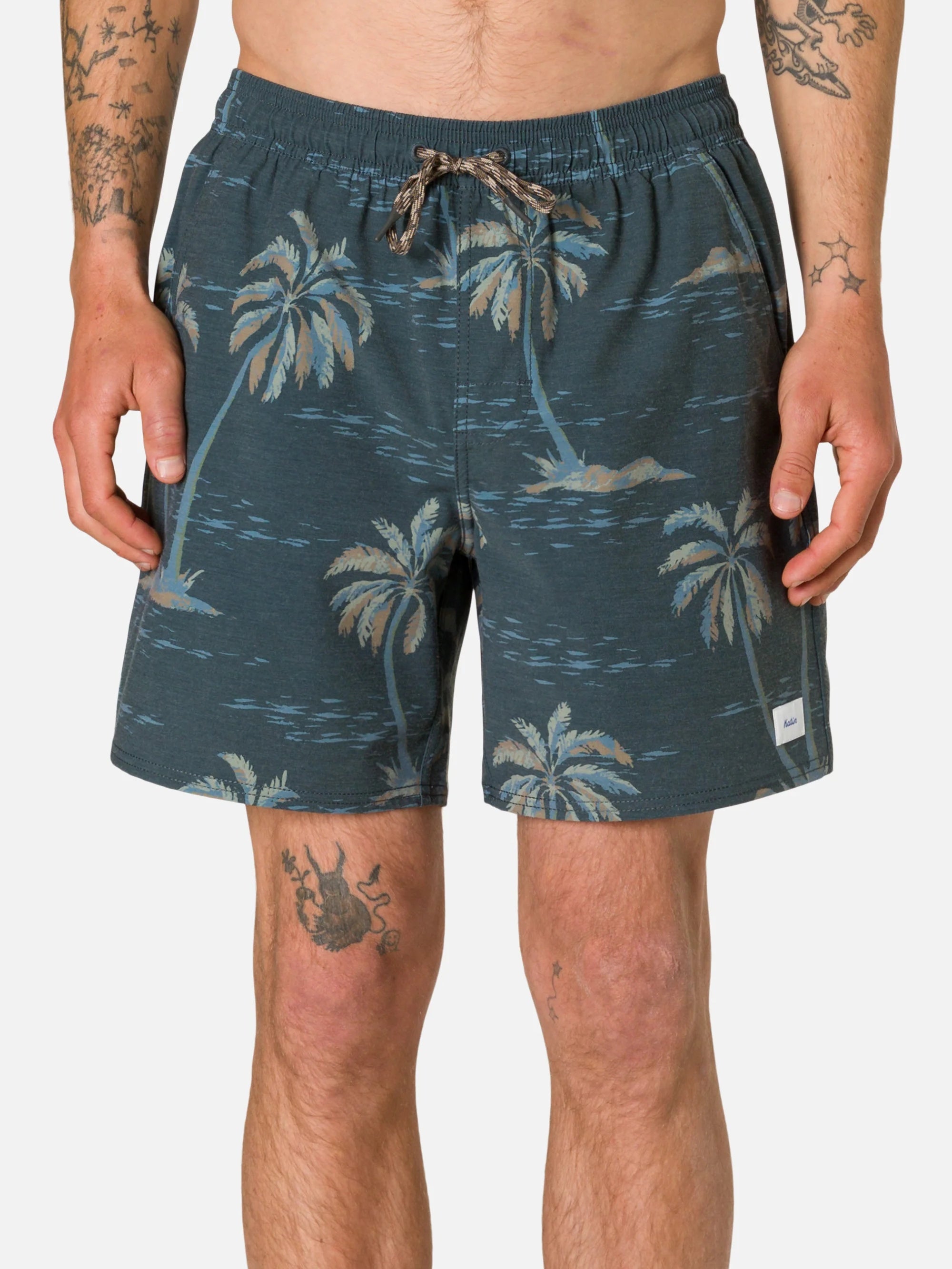 Black Wash - Vincent Volley Shorts