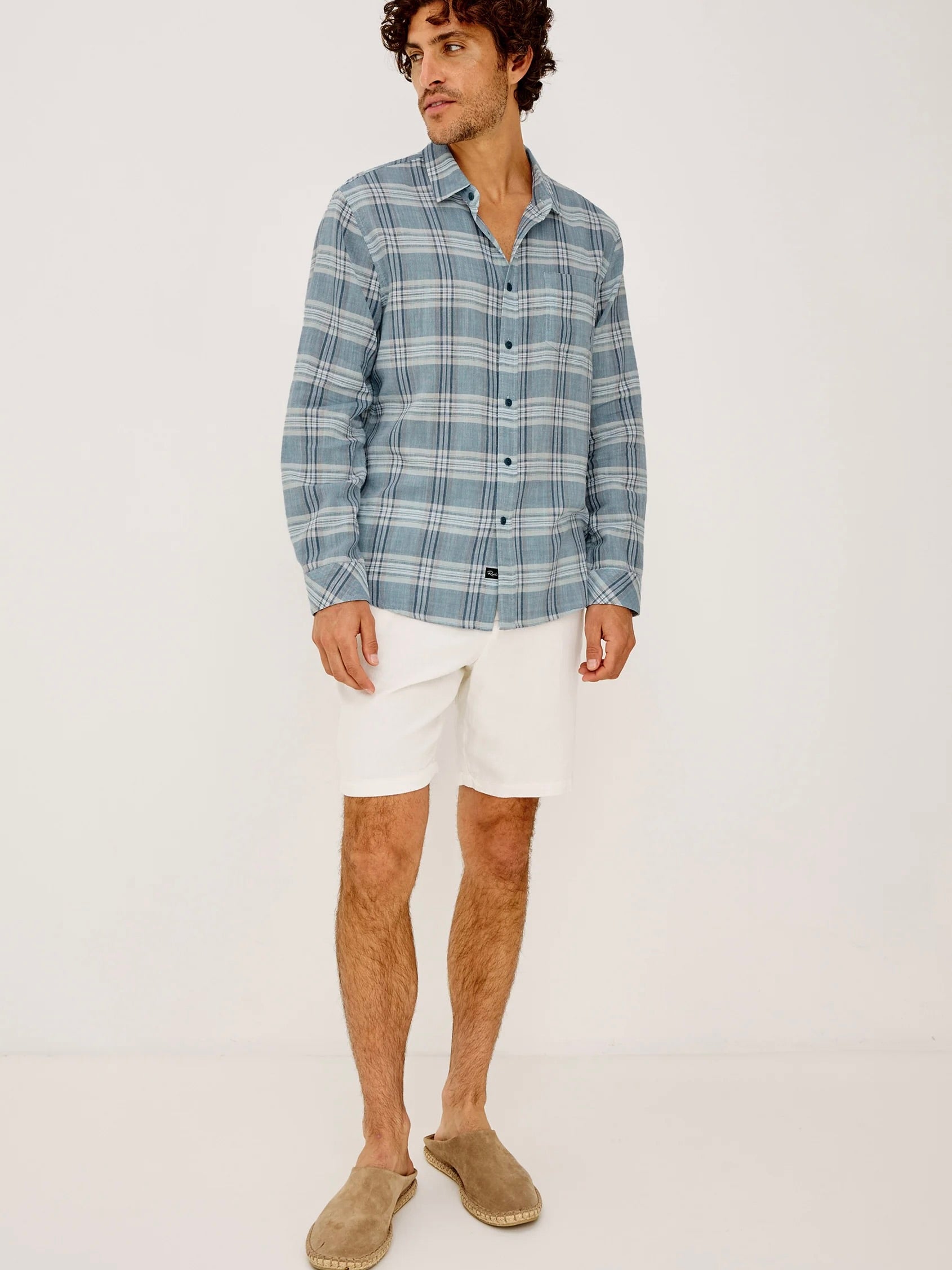 Deep Seafoam Glass- Wyatt Shirt