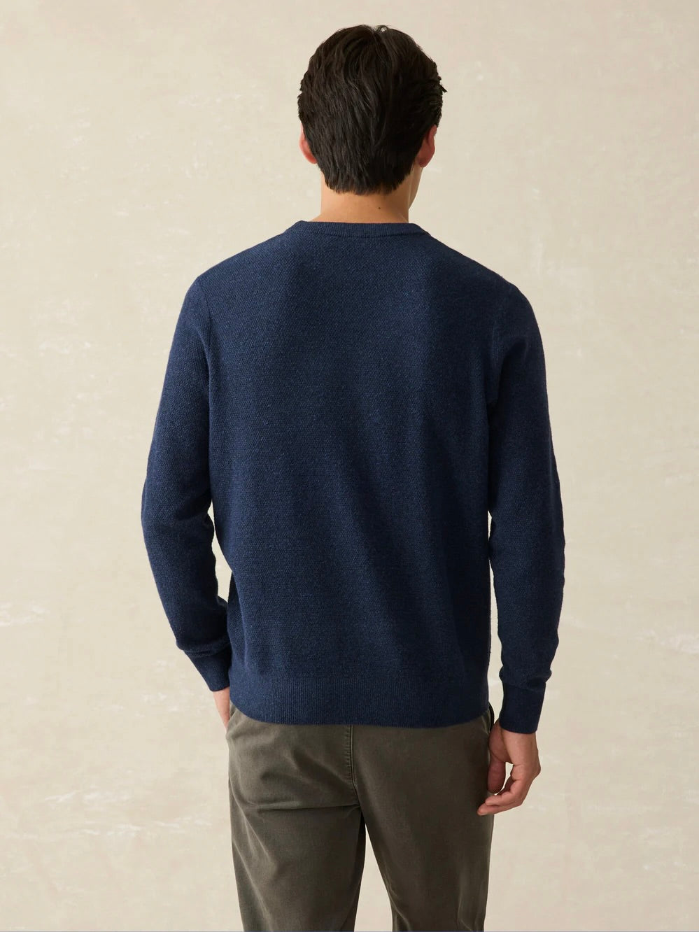 Navy Heather - Jackson Crew Sweater