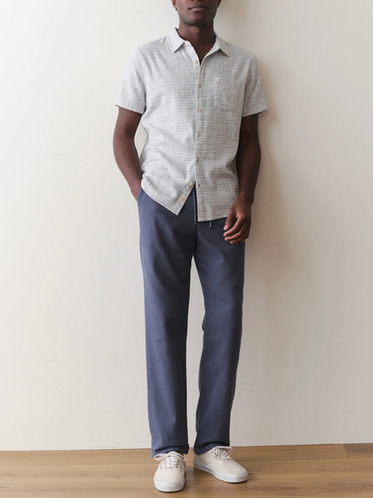 Blue Mini Stripe - Classic Stretch Salvage Shirt