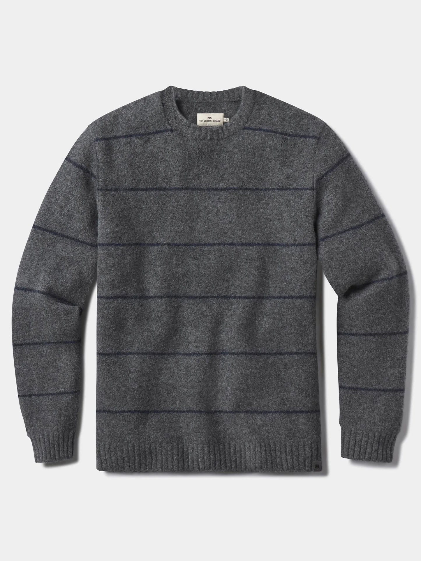 Grey Stripe - Homebound Crewneck Sweater