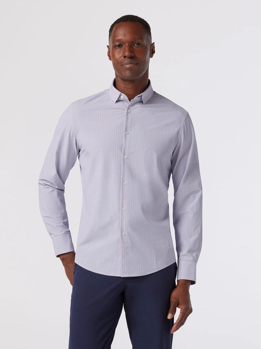 Red Clay Aaron Plaid - Leeward No Tuck LS Dress Shirt
