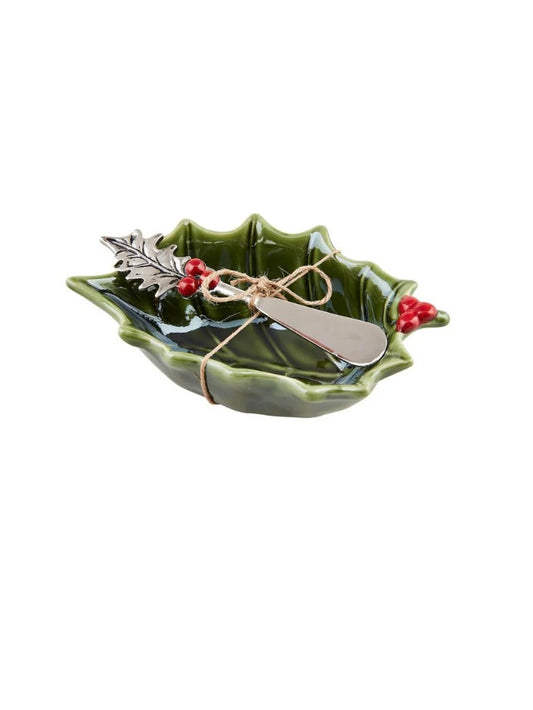 Holly Tidbit Bowl Set