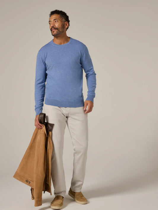 Blue- Alcott Crewneck Sweater