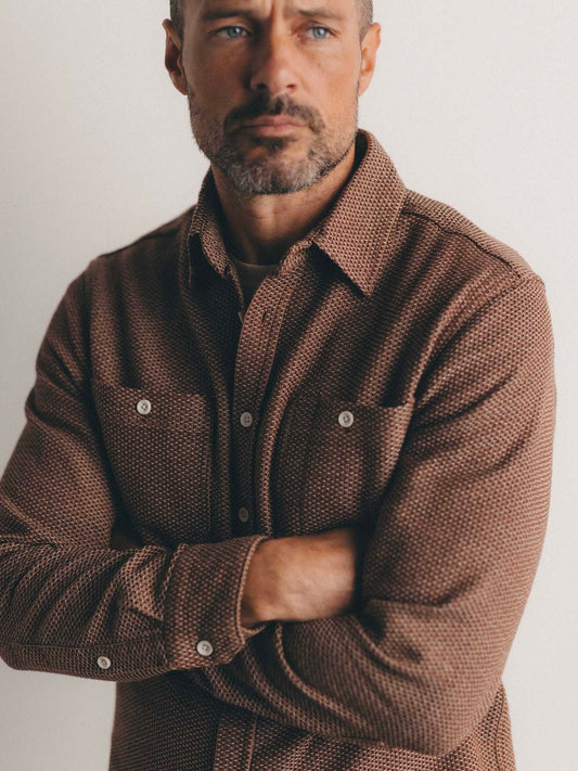 Brick Sashiko - The Utility Shirt