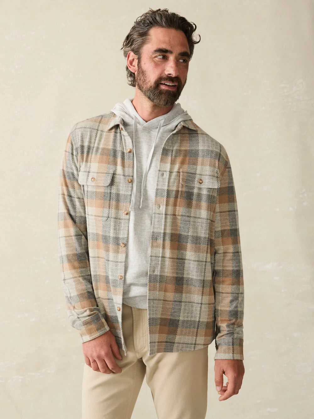 Western Outpost Plaid - Legend Sweater Shirt