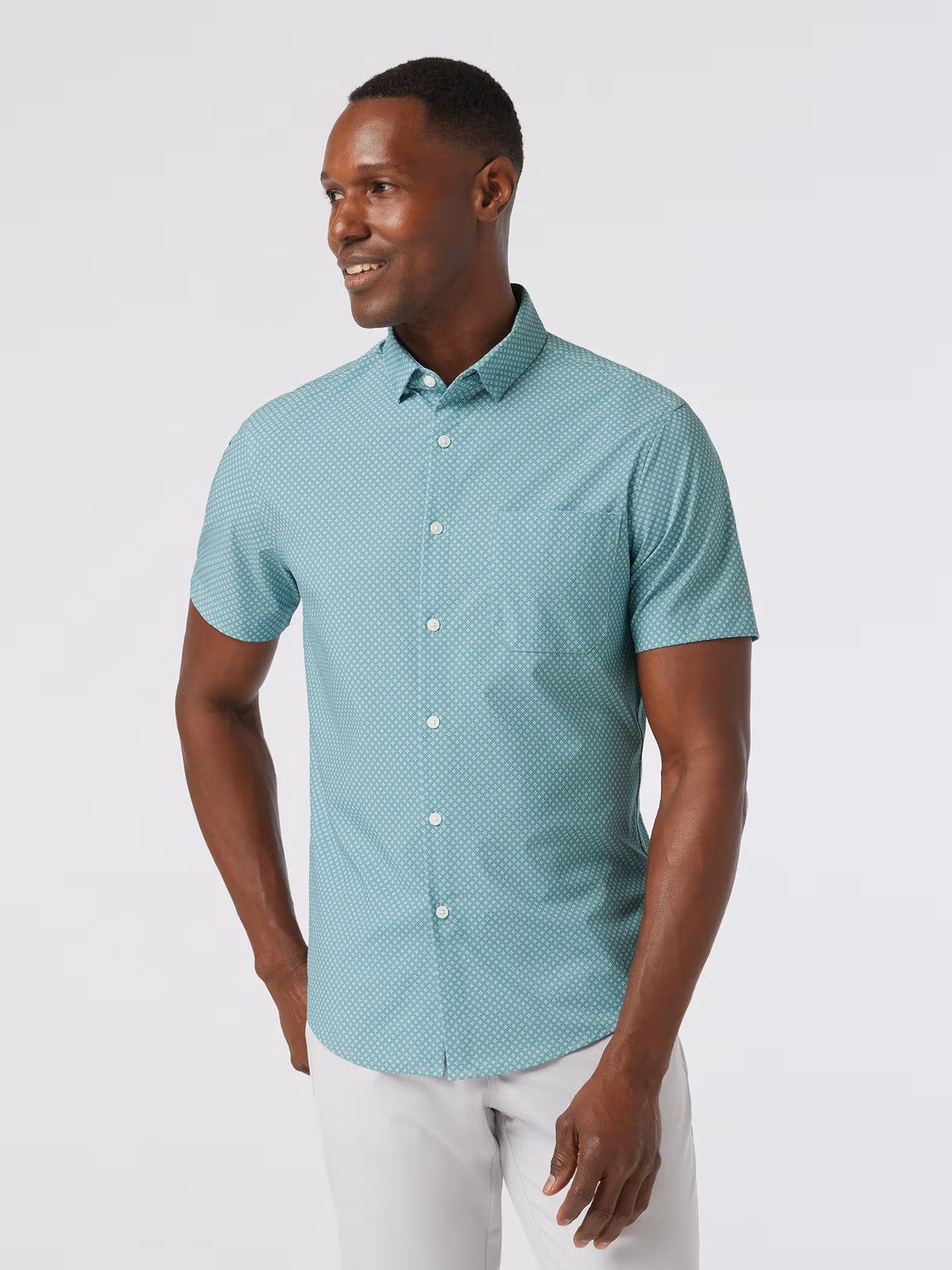 Pale Balsam Clover - Leeward SS Dress Shirt