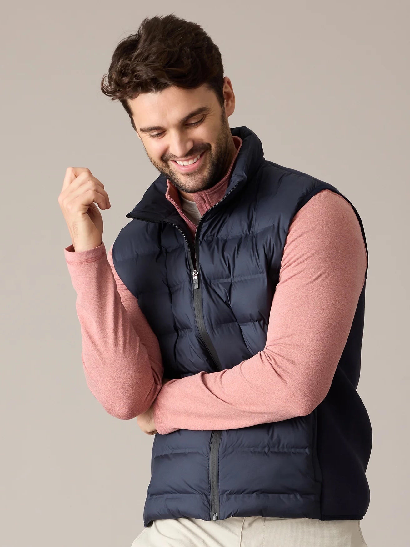 Navy - Dayton Puffer Vest