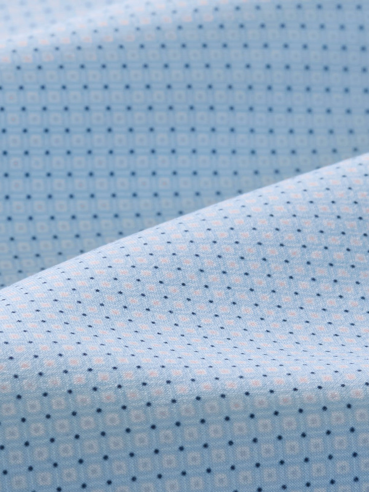 Light Blue Pressed Diamond - Leeward SS Dress Shirt