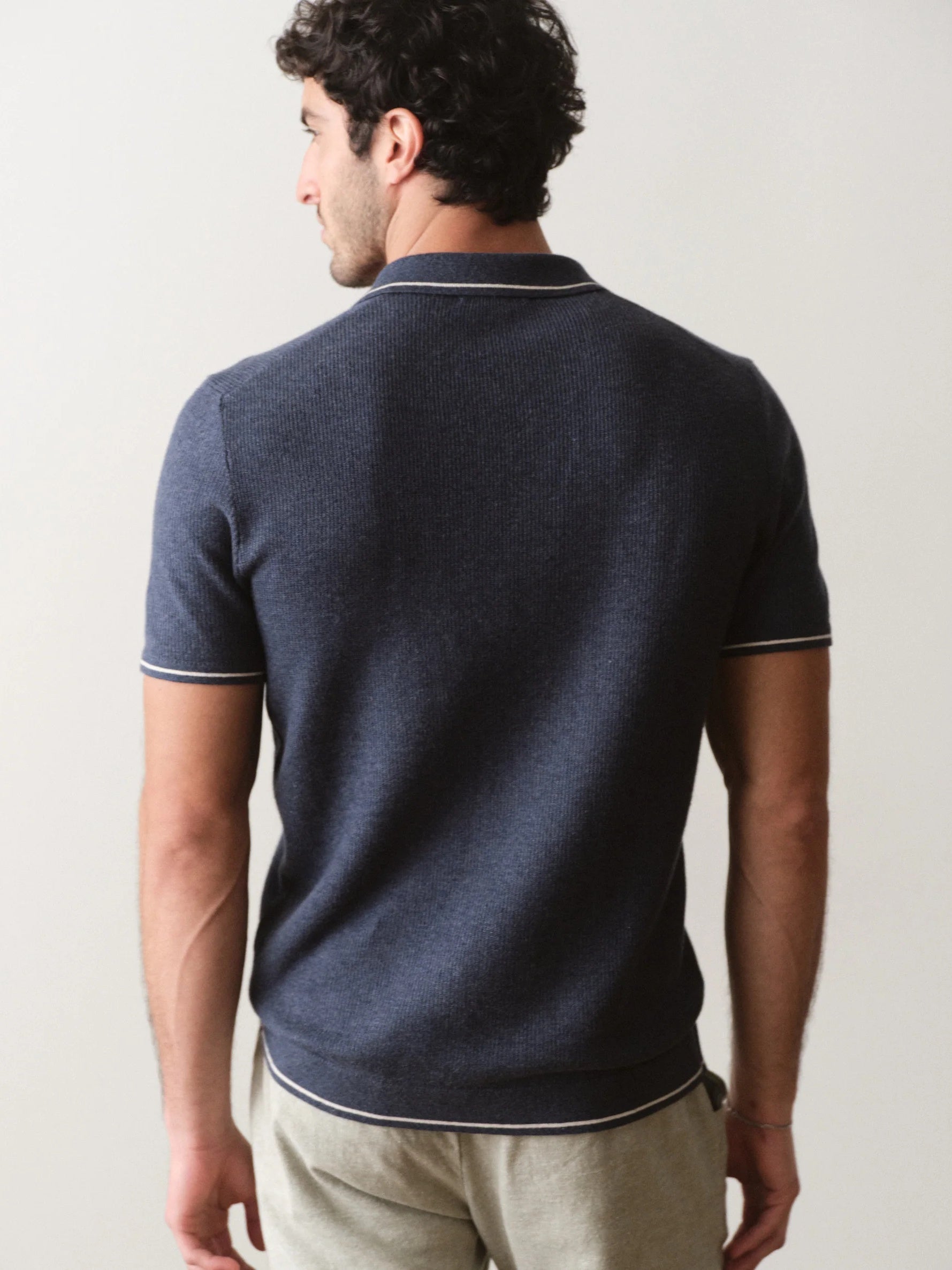Dark Indigo - Liam Sweater Polo