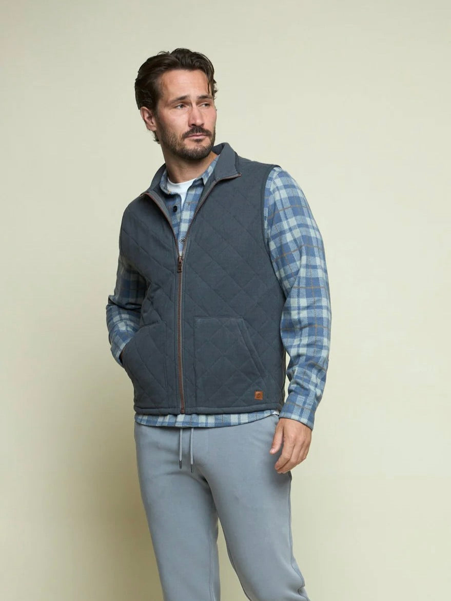 Smoke- Maverick Full Zip Vest