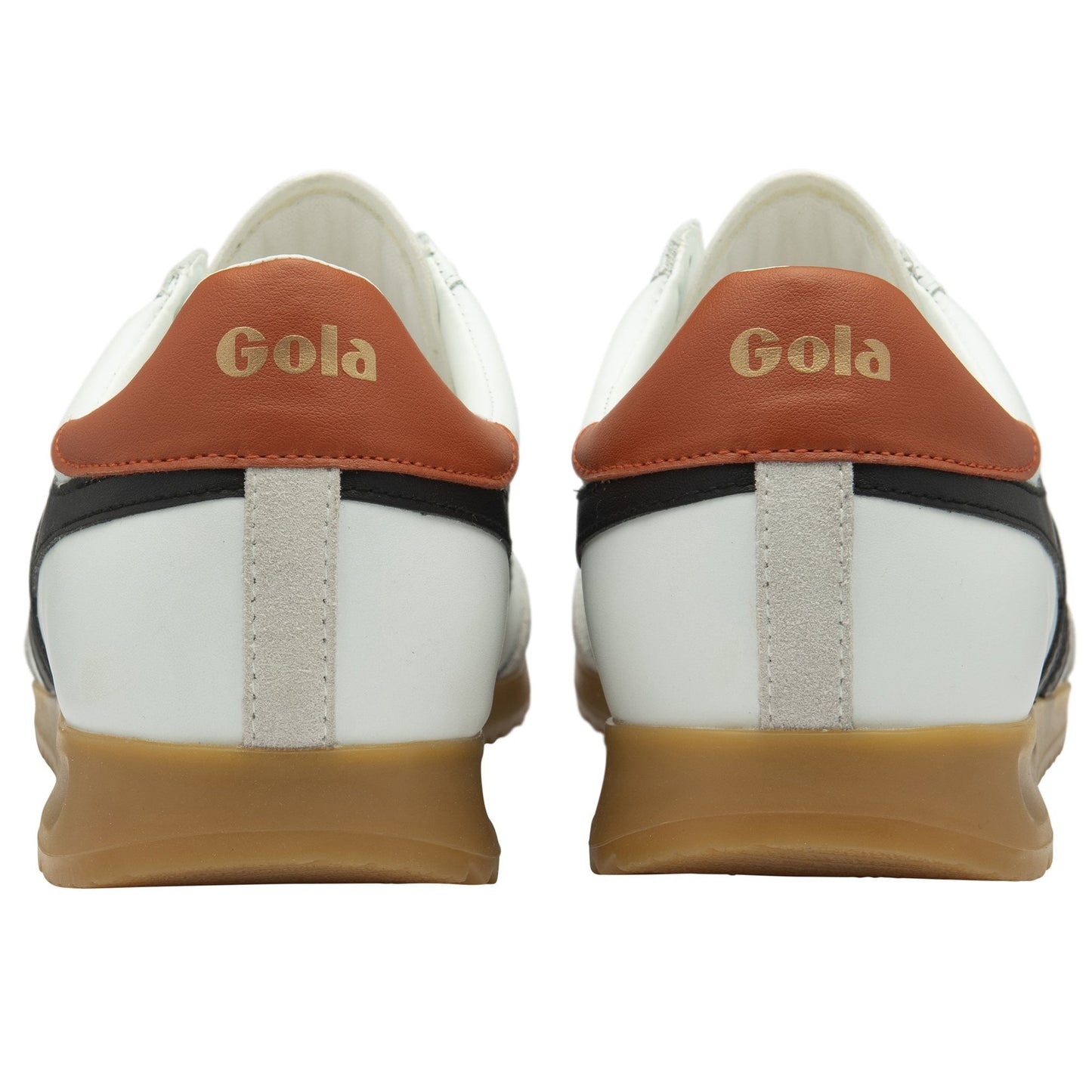 White/Black/Moody Orange - Men's Torpedo Leather Sneakers