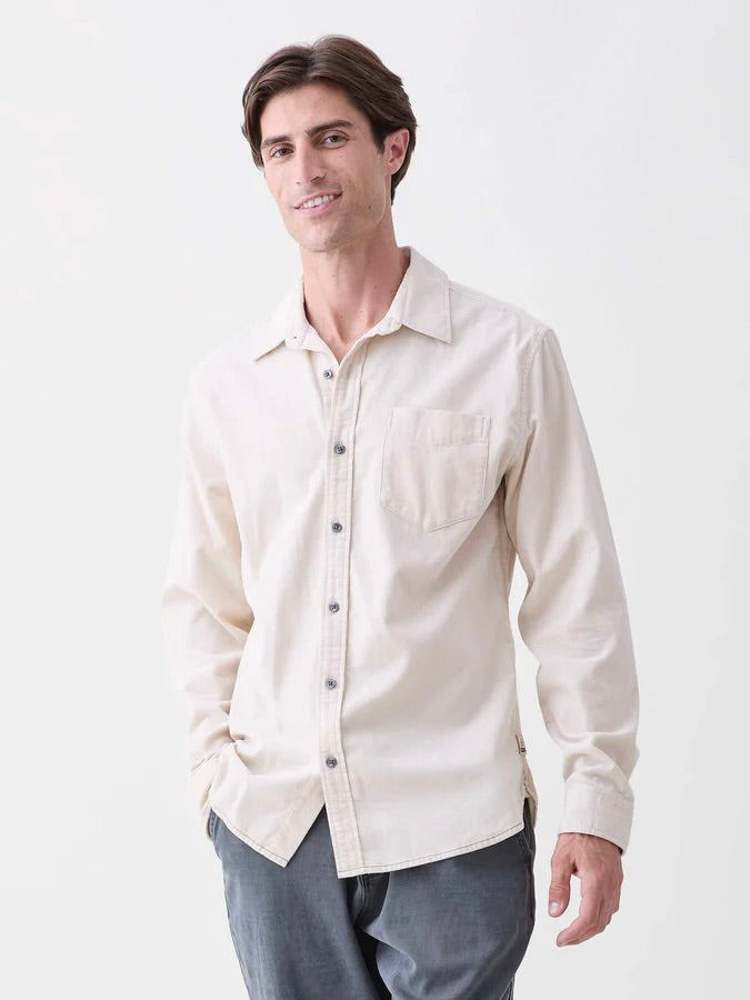 Jet Stream - Brian L/S Baby Cord 1 Pocket Shirt