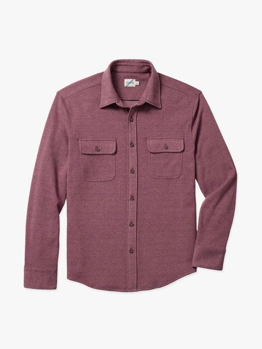 Burgundy Twill - Dunewood Ultra Stretch Flannnel