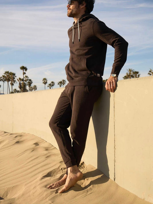 Brown Heather - Dune French Terry 5 Pocket Jogger