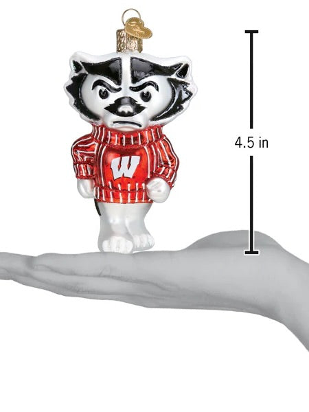 Wisconsin Bucky Ornament