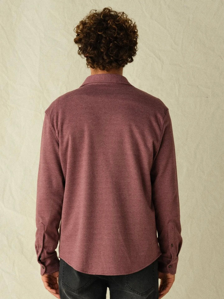 Burgundy Twill - Dunewood Ultra Stretch Flannnel