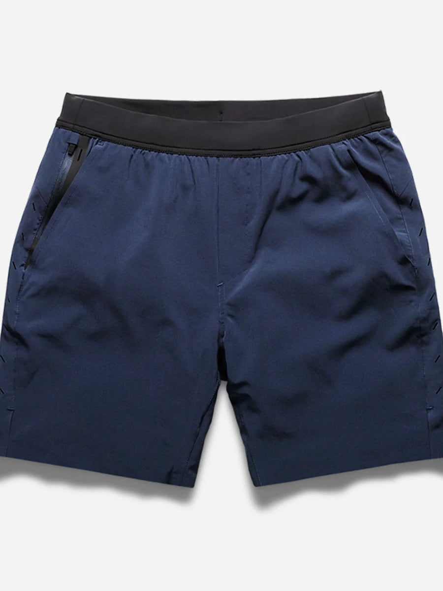 Interval Short - Navy No Liner (7")