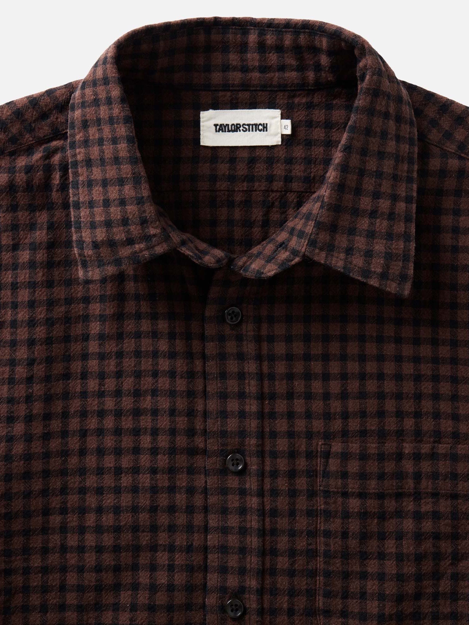 Black Cherry Gingham- The California Shirt