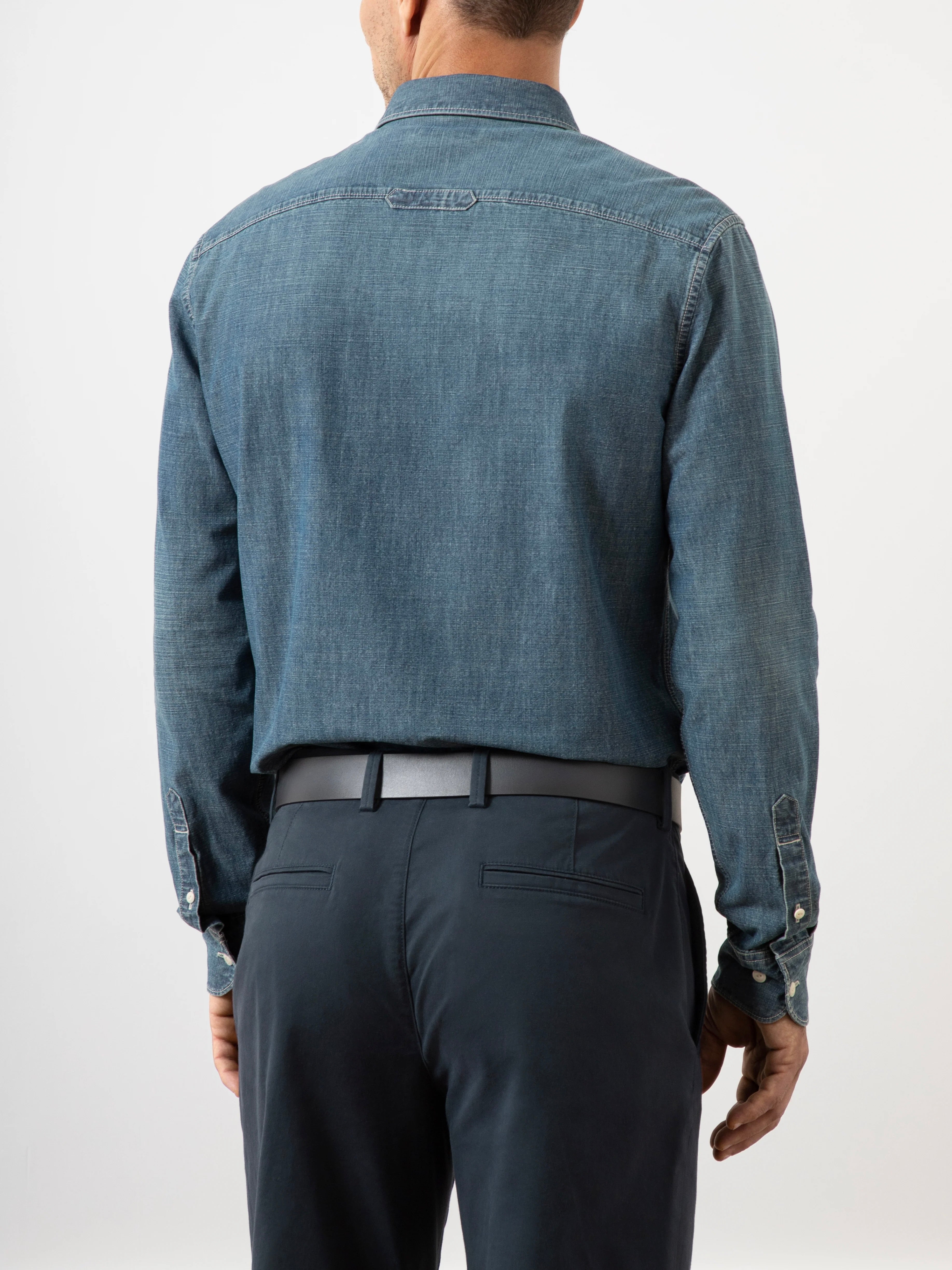 Mid Indigo - Fulton Denim Shirt