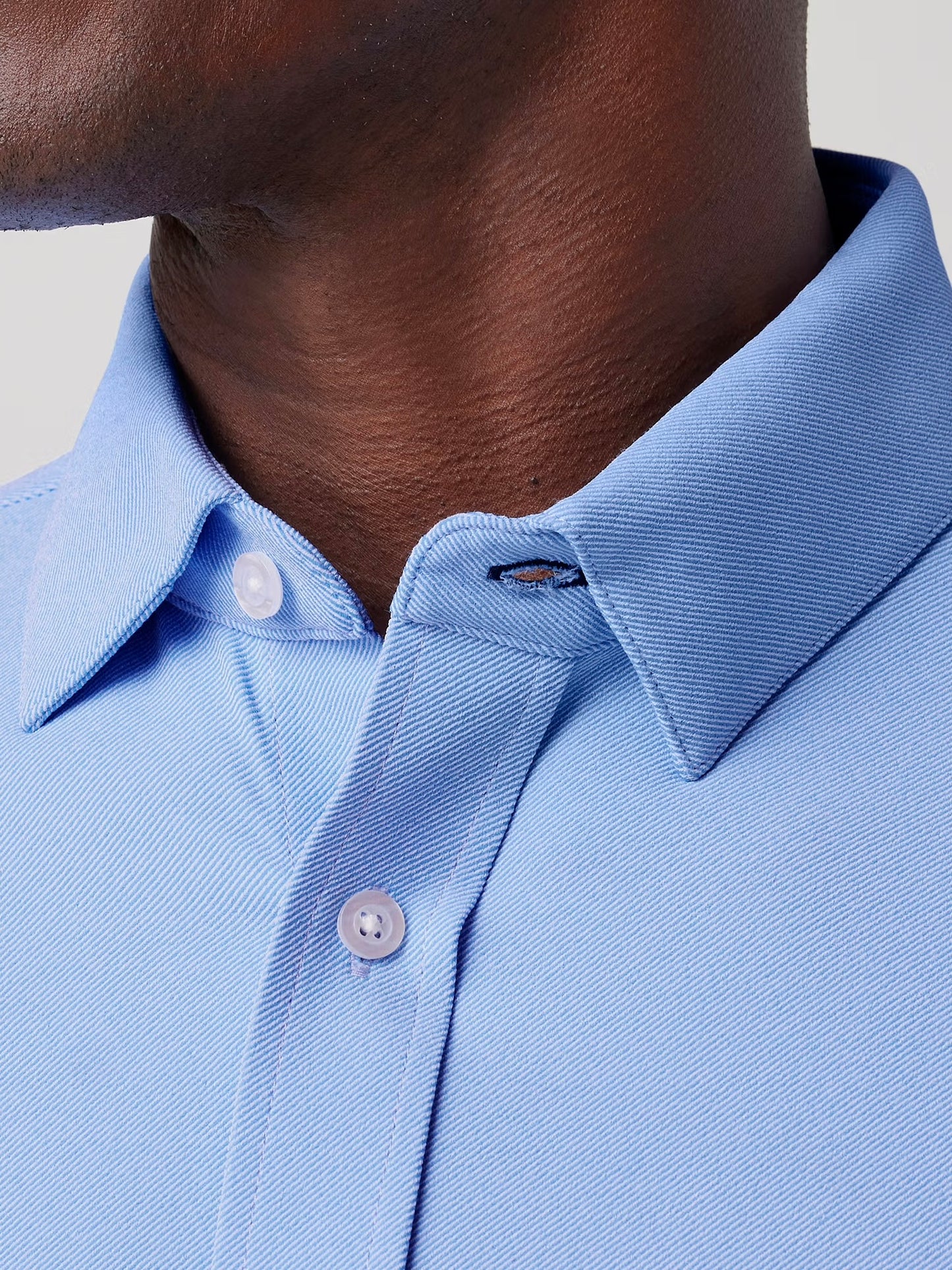 Cornflower Twill - Bateman LS Dress Shirt