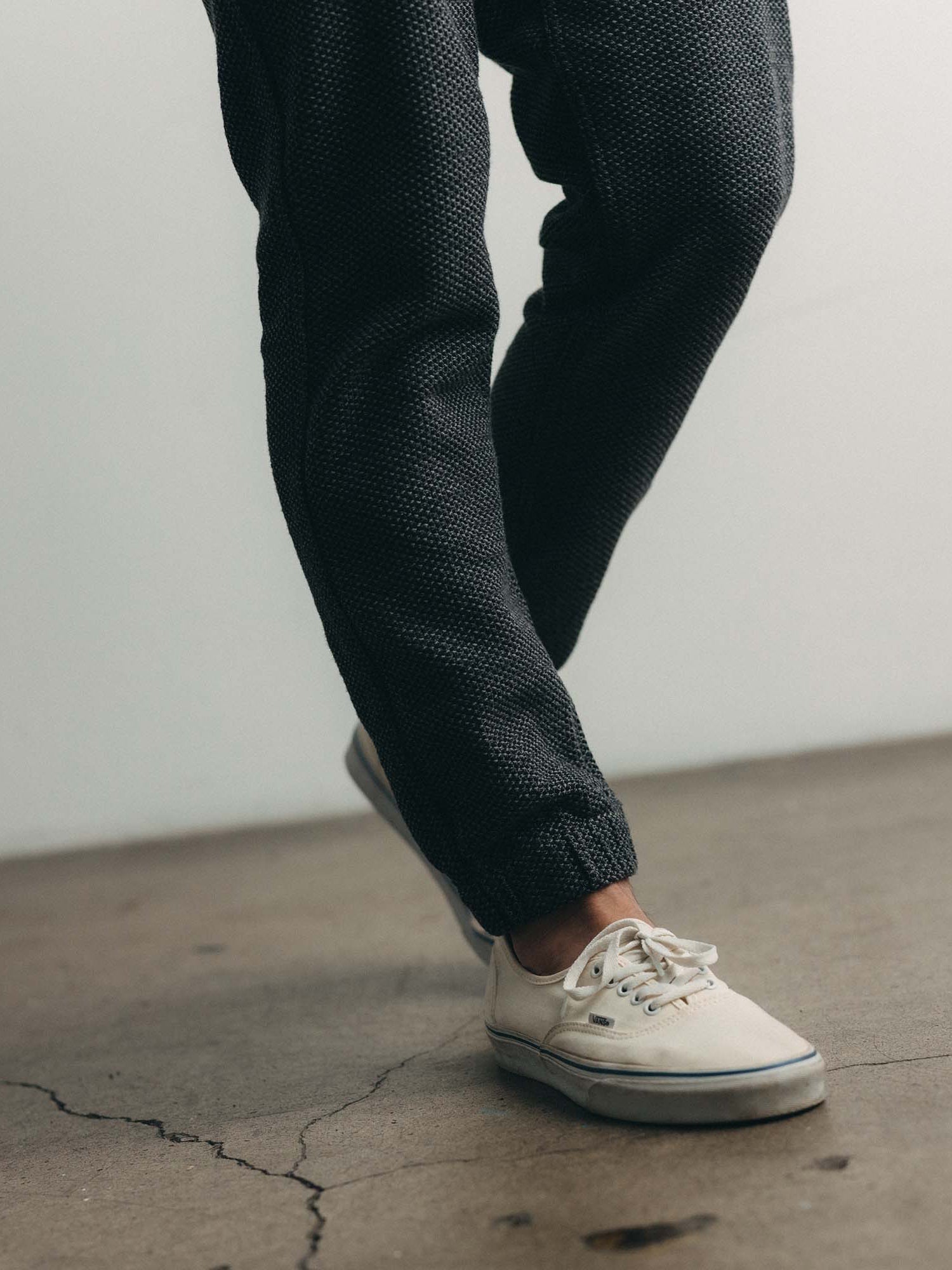 Charcoal Sashiko - The Apres Pant