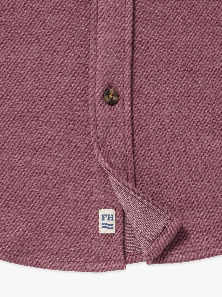 Burgundy Twill - Dunewood Ultra Stretch Flannnel