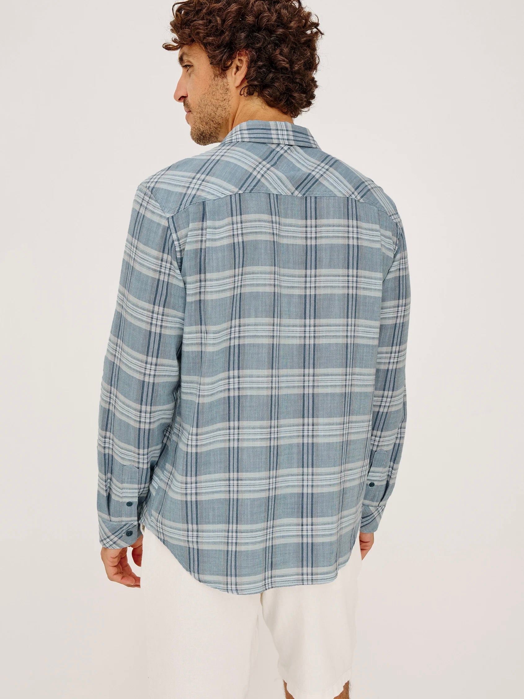 Deep Seafoam Glass- Wyatt Shirt